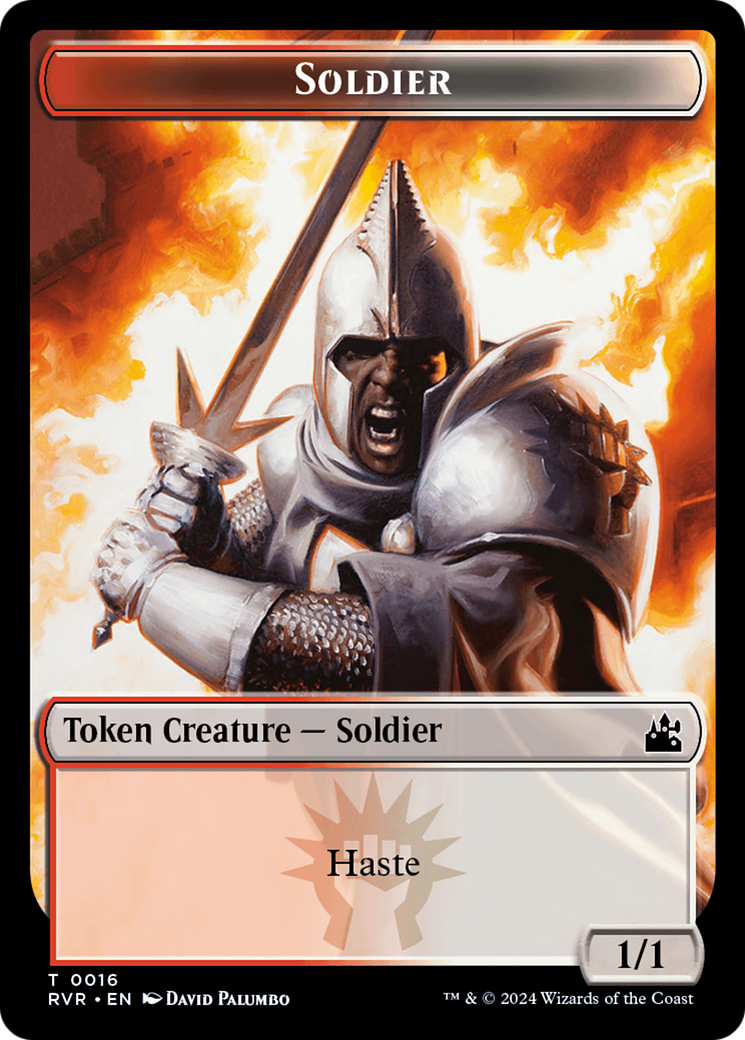 Soldier Token [Ravnica Remastered Tokens] | Card Citadel