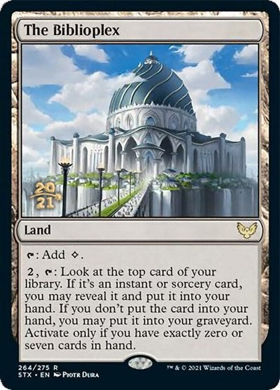 The Biblioplex [Strixhaven: School of Mages Prerelease Promos] | Card Citadel