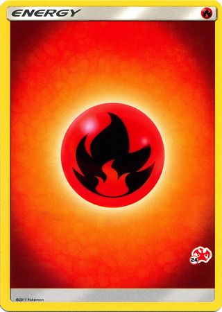 Fire Energy (Charizard Stamp #24) [Battle Academy 2020] | Card Citadel