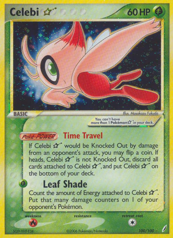 Celebi Star (100/100) [EX: Crystal Guardians] | Card Citadel