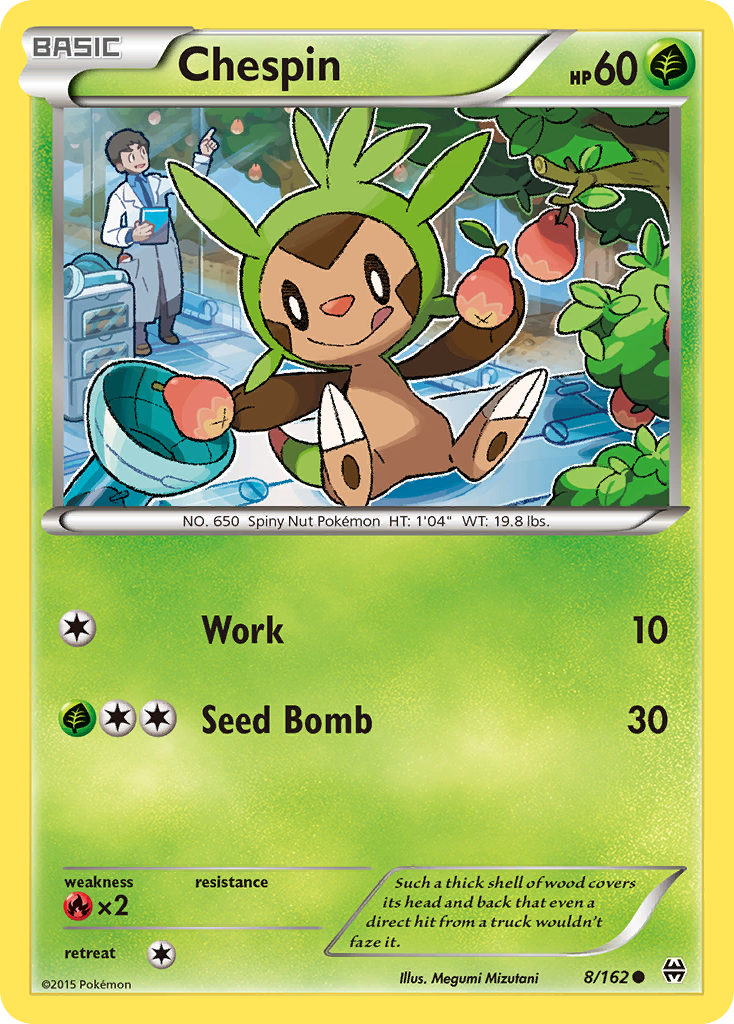 Chespin (8/162) [XY: BREAKthrough] | Card Citadel