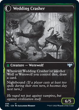 Wolfkin Outcast // Wedding Crasher [Innistrad: Double Feature] | Card Citadel