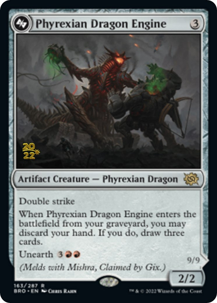 Phyrexian Dragon Engine [The Brothers' War: Prerelease Promos] | Card Citadel