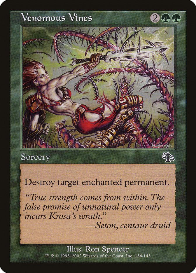 Venomous Vines [Judgment] | Card Citadel