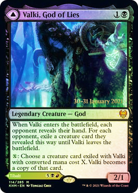 Valki, God of Lies // Tibalt, Cosmic Impostor  [Kaldheim Prerelease Promos] | Card Citadel