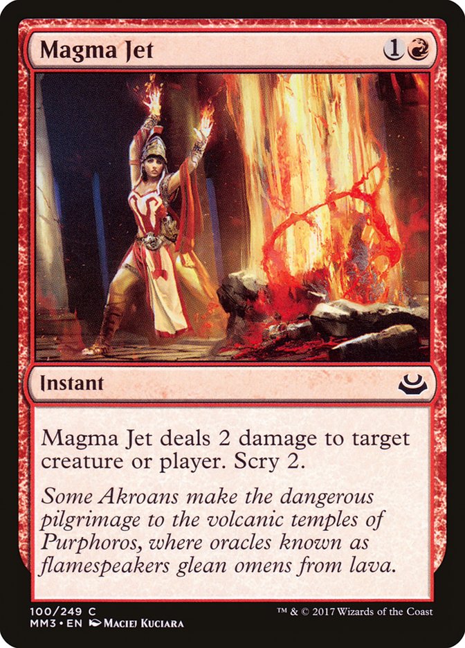 Magma Jet [Modern Masters 2017] | Card Citadel