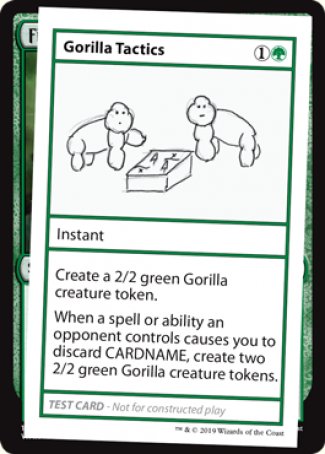 Gorilla Tactics (2021 Edition) [Mystery Booster Playtest Cards] | Card Citadel