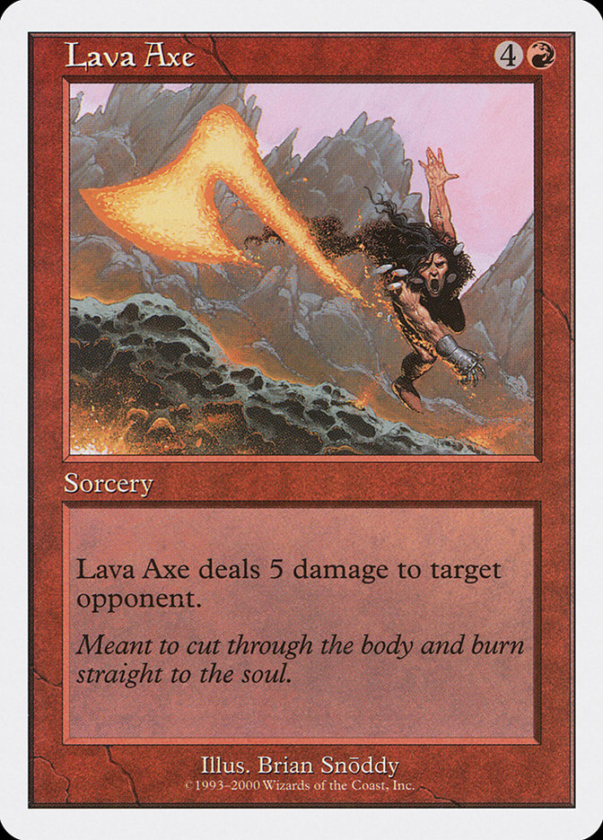 Lava Axe [Starter 2000] | Card Citadel