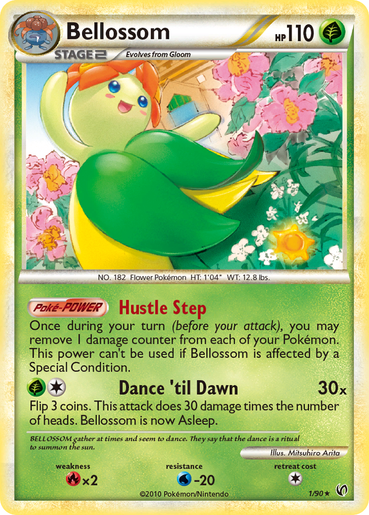 Bellossom (1/90) [HeartGold & SoulSilver: Undaunted] | Card Citadel