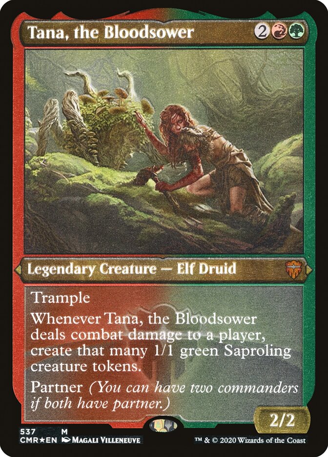 Tana, the Bloodsower (Foil Etched) [Commander Legends] | Card Citadel