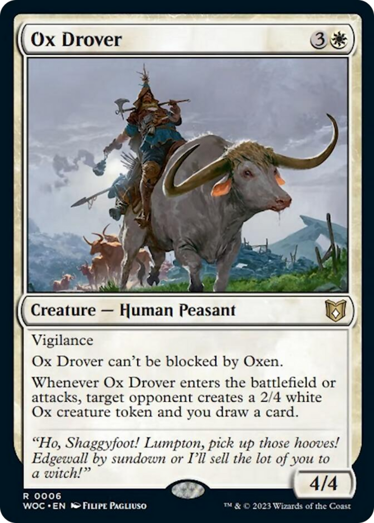 Ox Drover [Wilds of Eldraine Commander] | Card Citadel