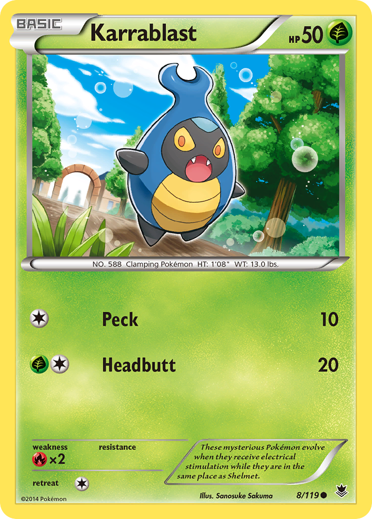 Karrablast (8/119) [XY: Phantom Forces] | Card Citadel