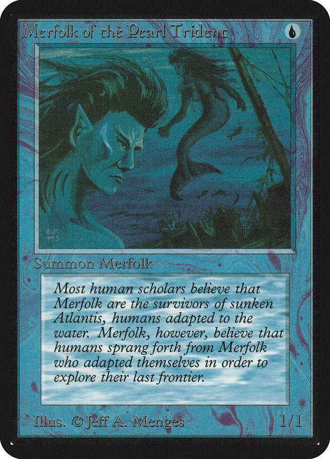 Merfolk of the Pearl Trident [Limited Edition Alpha] | Card Citadel