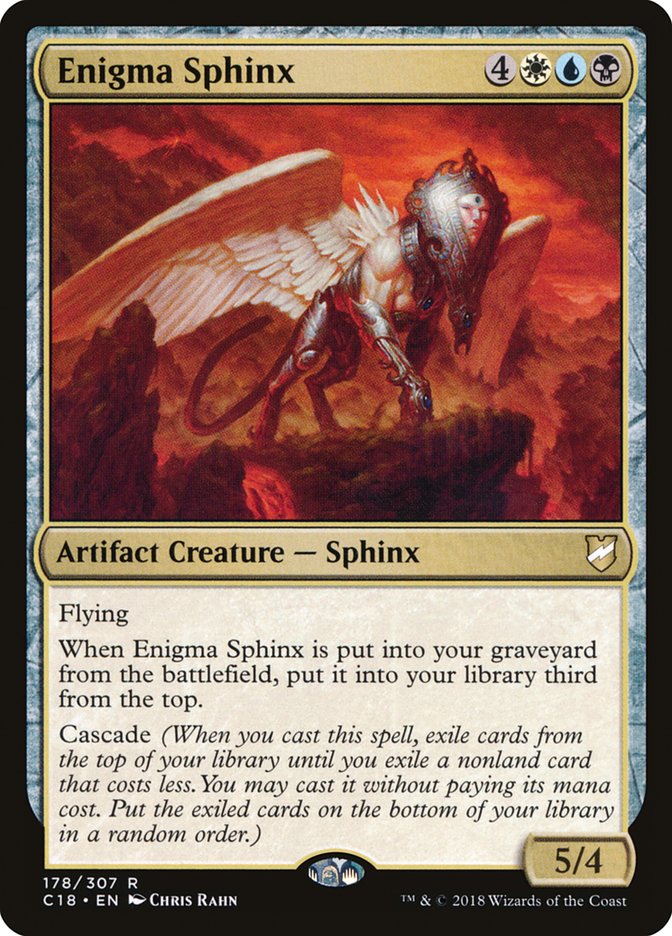 Enigma Sphinx [Commander 2018] | Card Citadel