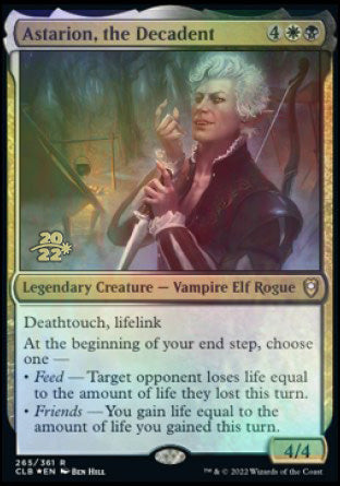 Astarion, the Decadent [Commander Legends: Battle for Baldur's Gate Pr Card Citadel Astarion, the Decadent [Commander Legends: Battle for Baldur's Gate Pr Card Citadel