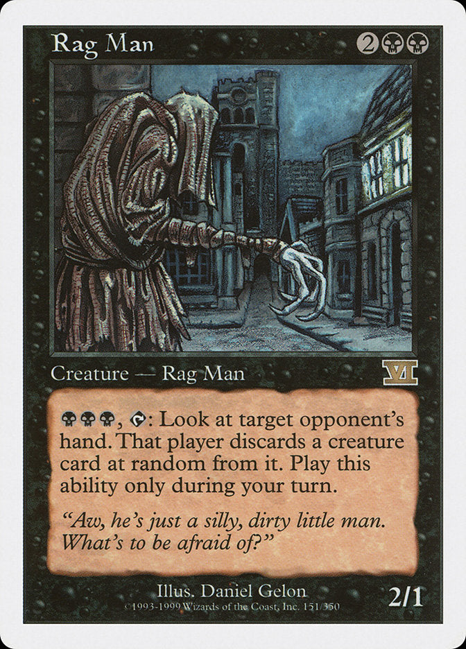 Rag Man [Classic Sixth Edition] | Card Citadel