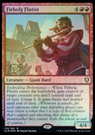 Firbolg Flutist [Commander Legends: Battle for Baldur's Gate Prerelease Promos] | Card Citadel