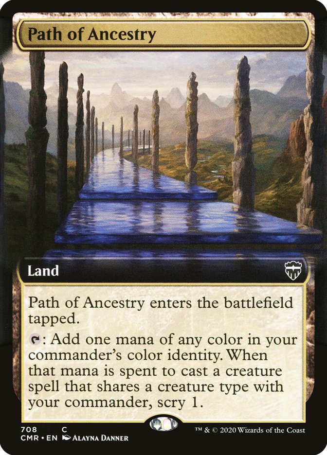 Path of Ancestry (Extended Art) [Commander Legends] | Card Citadel