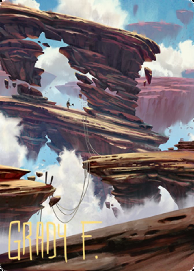 Boulderloft Pathway Art Card (Gold-Stamped Signature) [Zendikar Rising Art Series] | Card Citadel