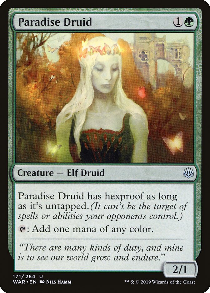 Paradise Druid [War of the Spark] | Card Citadel