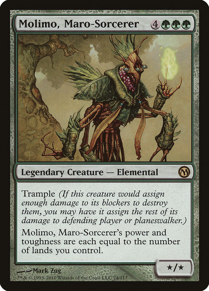 Molimo, Maro-Sorcerer [Duels of the Planeswalkers] | Card Citadel