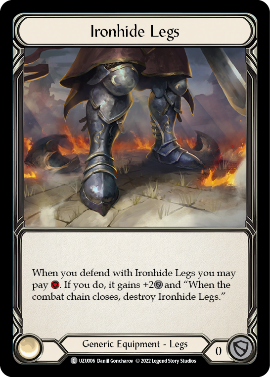 Ironhide Legs [UZU006] (Outsiders Uzuri Blitz Deck) | Card Citadel