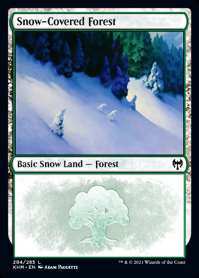 Snow-Covered Forest (284) [Kaldheim] | Card Citadel