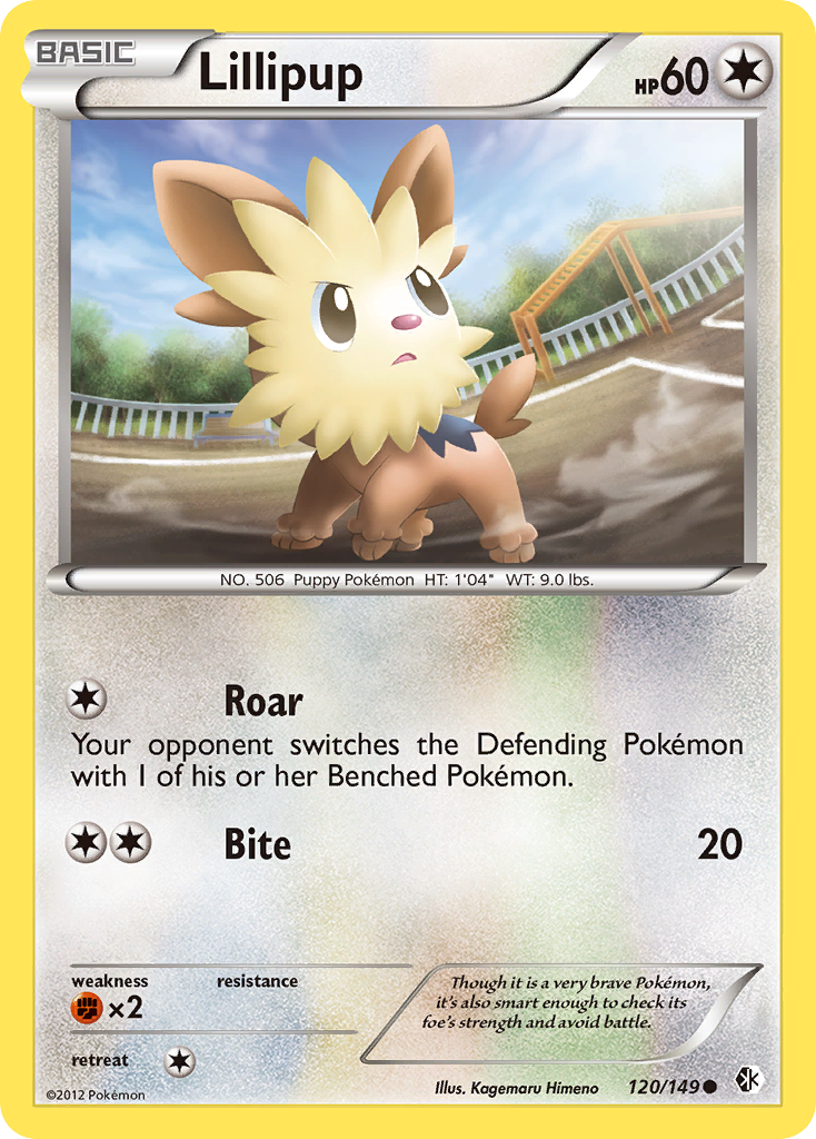 Lillipup (120/149) [Black & White: Boundaries Crossed] | Card Citadel