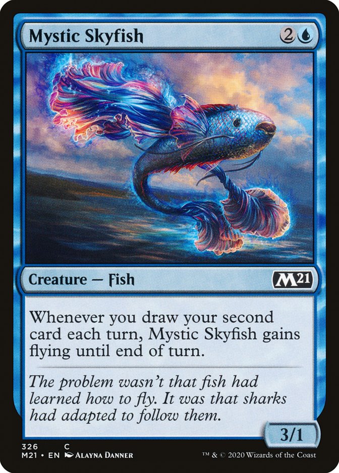 Mystic Skyfish [Core Set 2021] | Card Citadel