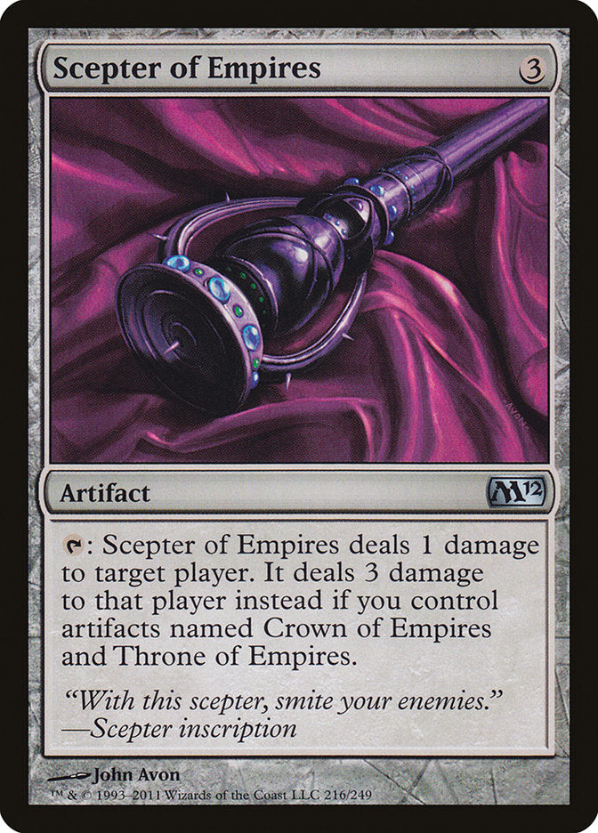 Scepter of Empires [Magic 2012] | Card Citadel