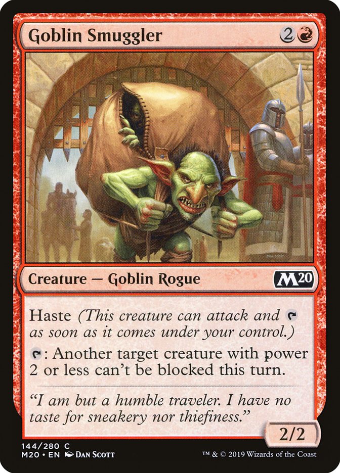 Goblin Smuggler [Core Set 2020] | Card Citadel