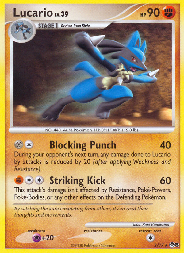 Lucario (2/17) [POP Series 8] | Card Citadel