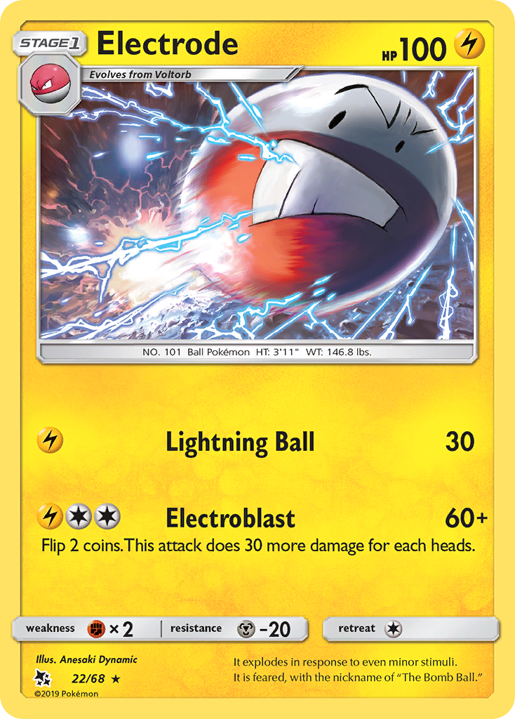 Electrode (22/68) [Sun & Moon: Hidden Fates] | Card Citadel