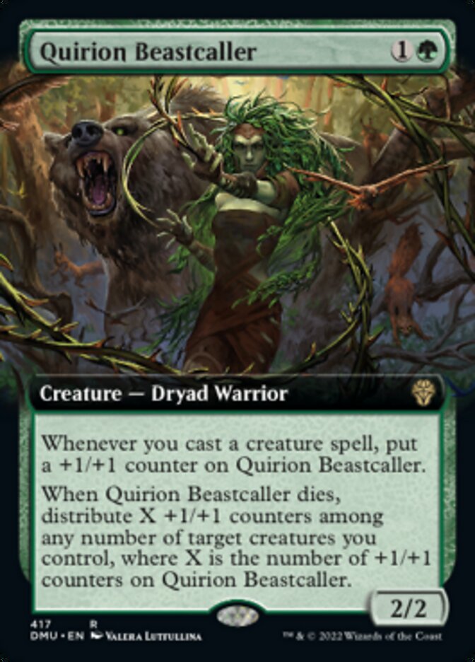 Quirion Beastcaller (Extended Art) [Dominaria United] | Card Citadel