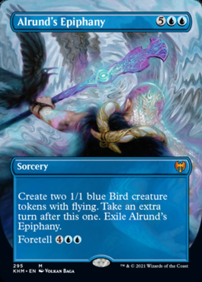 Alrund's Epiphany (Borderless Alternate Art) [Kaldheim] | Card Citadel