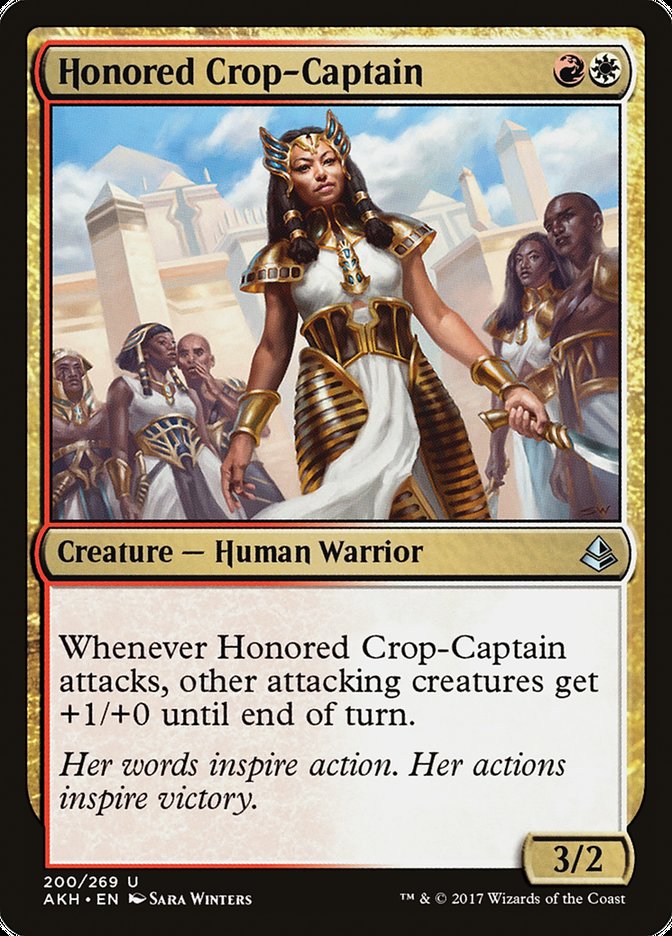 Honored Crop-Captain [Amonkhet] | Card Citadel