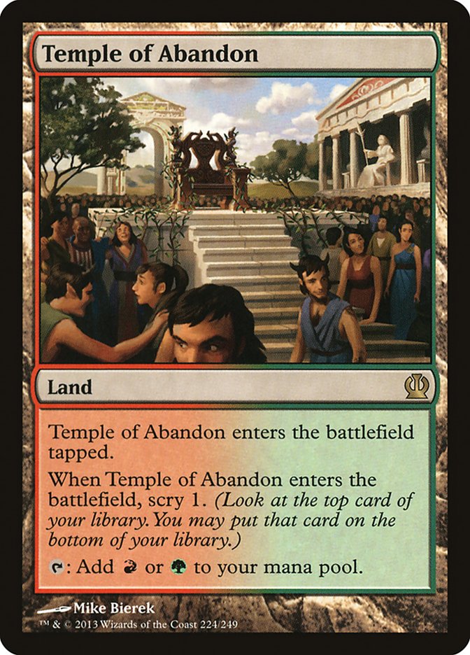 Temple of Abandon [Theros] | Card Citadel