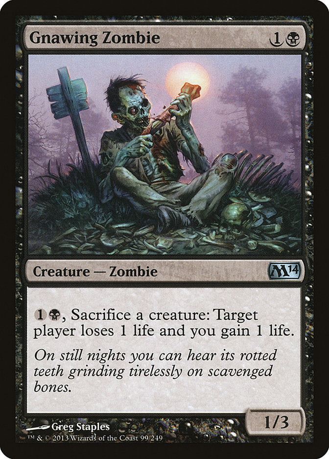 Gnawing Zombie [Magic 2014] | Card Citadel