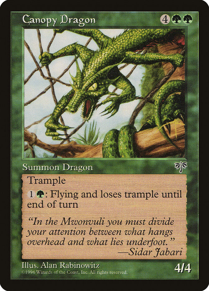 Canopy Dragon [Mirage] | Card Citadel