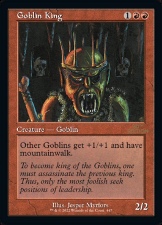 Goblin King (Retro) [30th Anniversary Edition] | Card Citadel