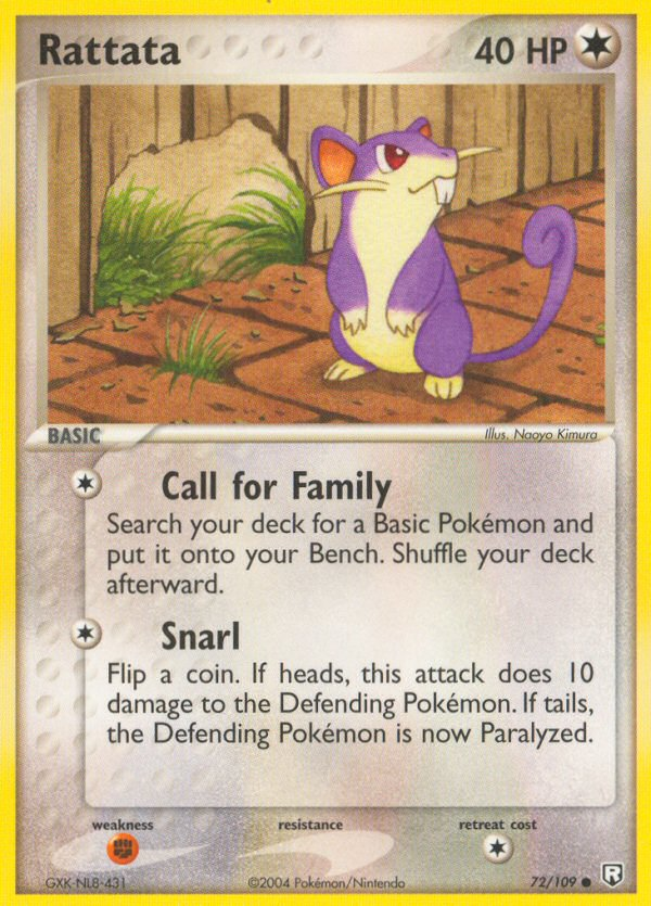 Rattata (72/109) [EX: Team Rocket Returns] | Card Citadel