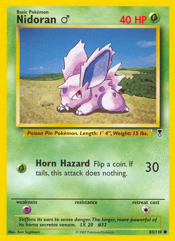 Nidoran (83/110) (Male) [Legendary Collection] | Card Citadel