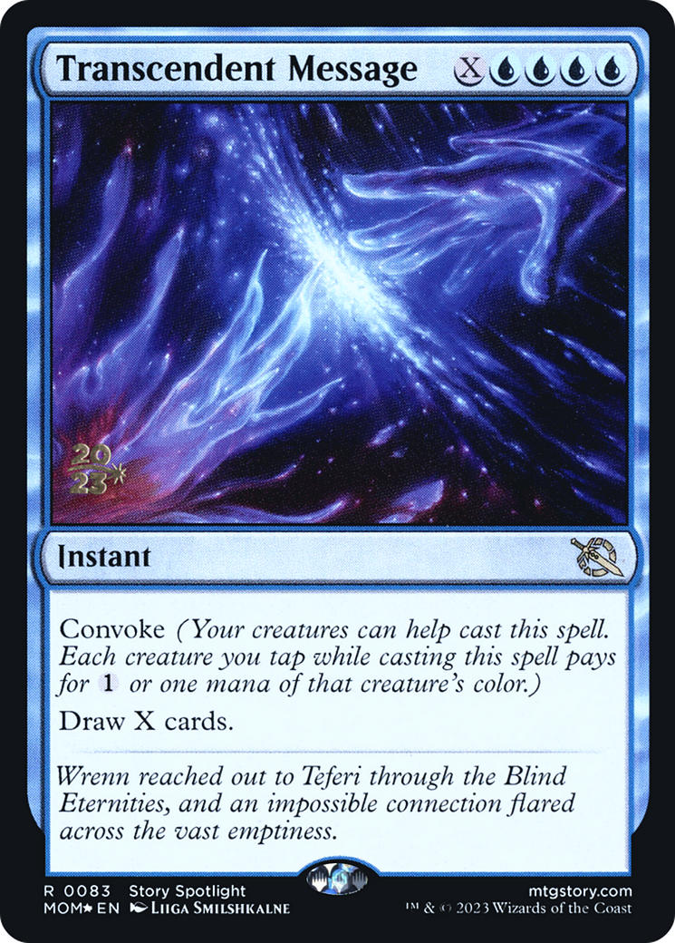 Transcendent Message [March of the Machine Prerelease Promos] | Card Citadel
