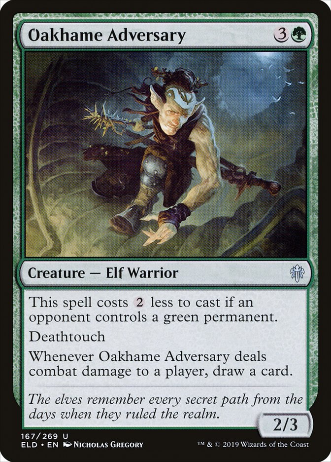 Oakhame Adversary [Throne of Eldraine] | Card Citadel