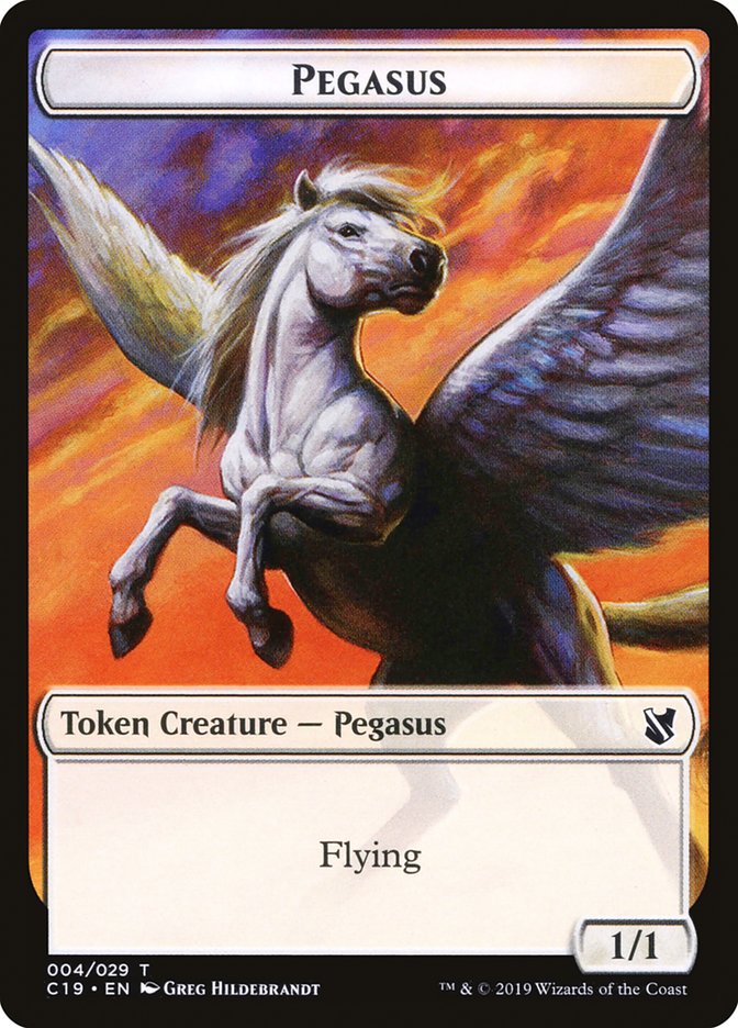 Pegasus [Commander 2019 Tokens] | Card Citadel