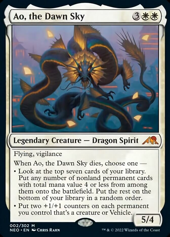 Ao, the Dawn Sky [Kamigawa: Neon Dynasty] | Card Citadel