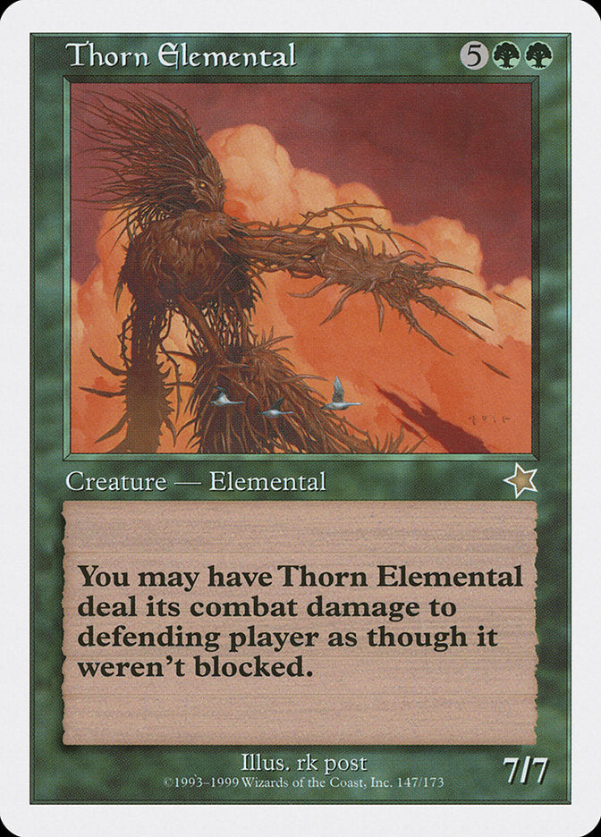 Thorn Elemental [Starter 1999] | Card Citadel