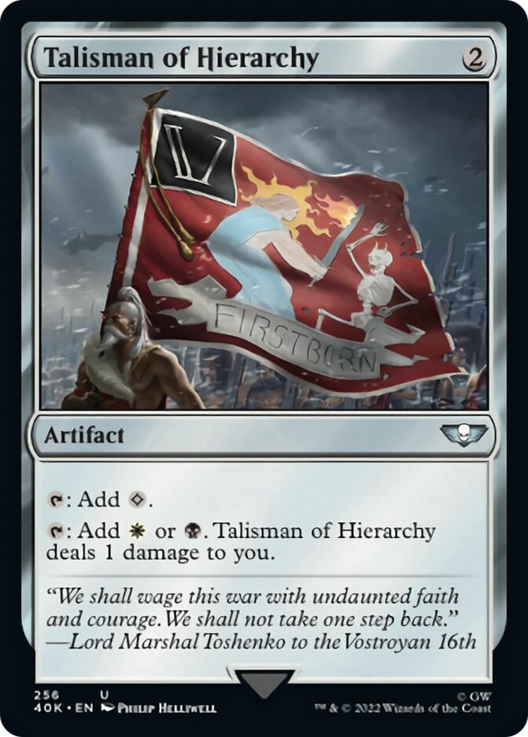 Talisman of Hierarchy [Universes Beyond: Warhammer 40,000] | Card Citadel