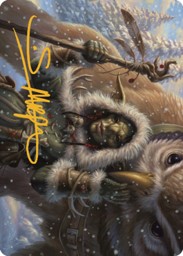 Owlbear Shepherd Art Card (Gold-Stamped Signature) [Commander Legends: Battle for Baldur's Gate Art Series] | Card Citadel