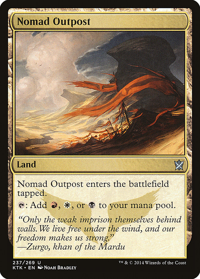 Nomad Outpost [Khans of Tarkir] | Card Citadel